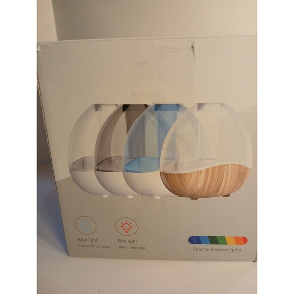 Ultrasonic Mist Humidifier White- Clear-Portable- Bedroom-Bathroom-Nursery - Picture 10 of 10